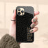 3D Custom Name Dark Leopard iPhone Case